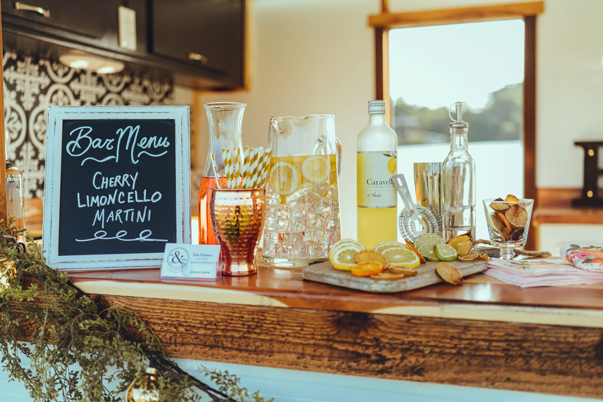 Kansas City mobile camper bar — Mr. & Mrs. Bartending